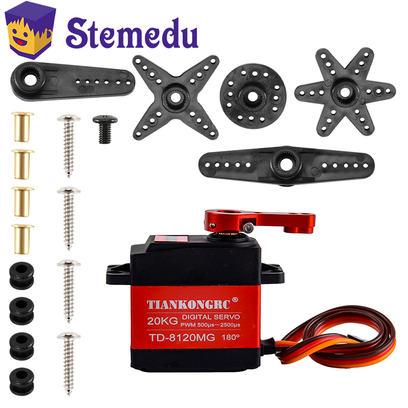 Servo Pan Tilt - TD-8120MG Waterdichte Metalen Versnelling Digitale Servo