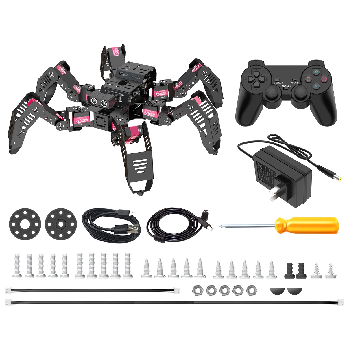 Robot Kit - Hiwonder Spiderbot Programmeerbare Afstandsbediening Hexapod Bionische