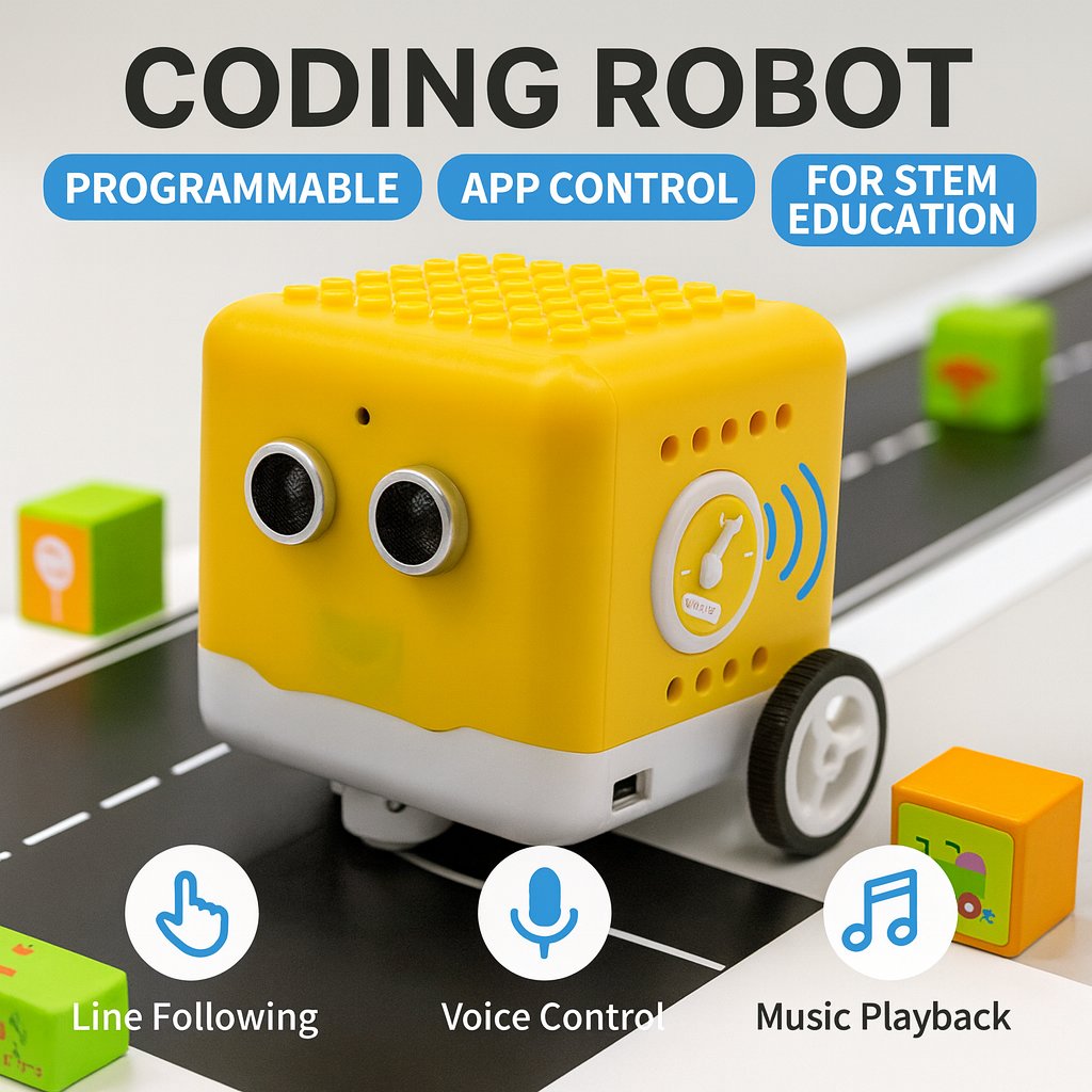 Microbit Robot - Kidsbits Programmeerbare Robot Kit Codering Robot