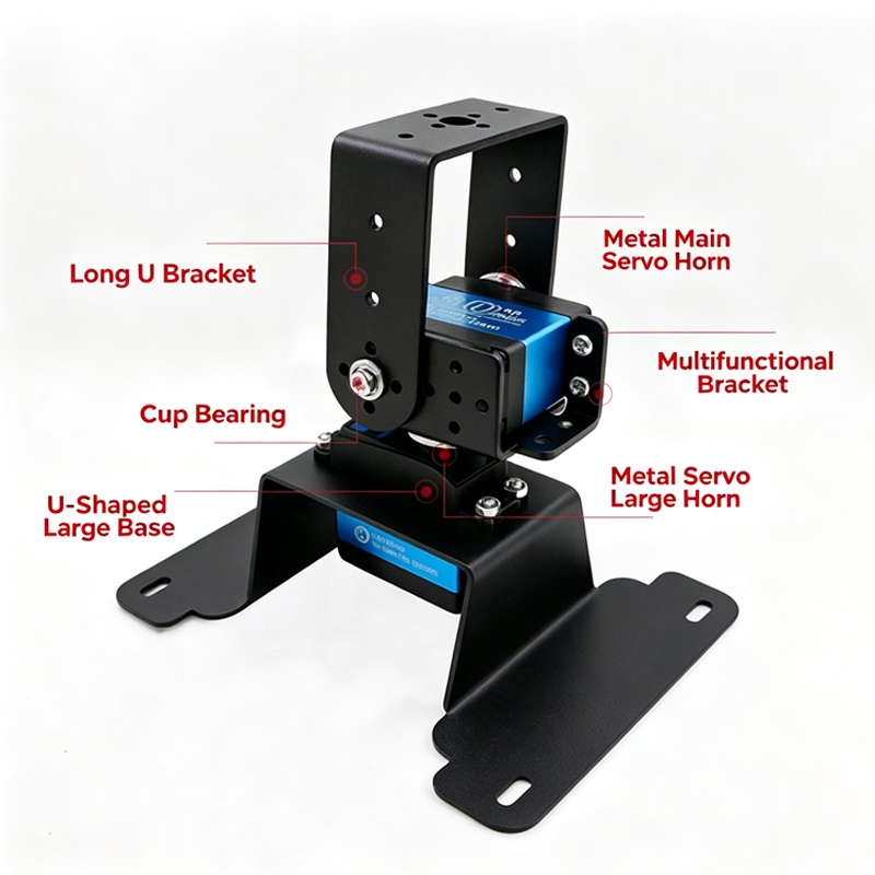 2 DOF Pan Tilt Bracket Kit Met - Servo Pan Tilt recensie en prijs