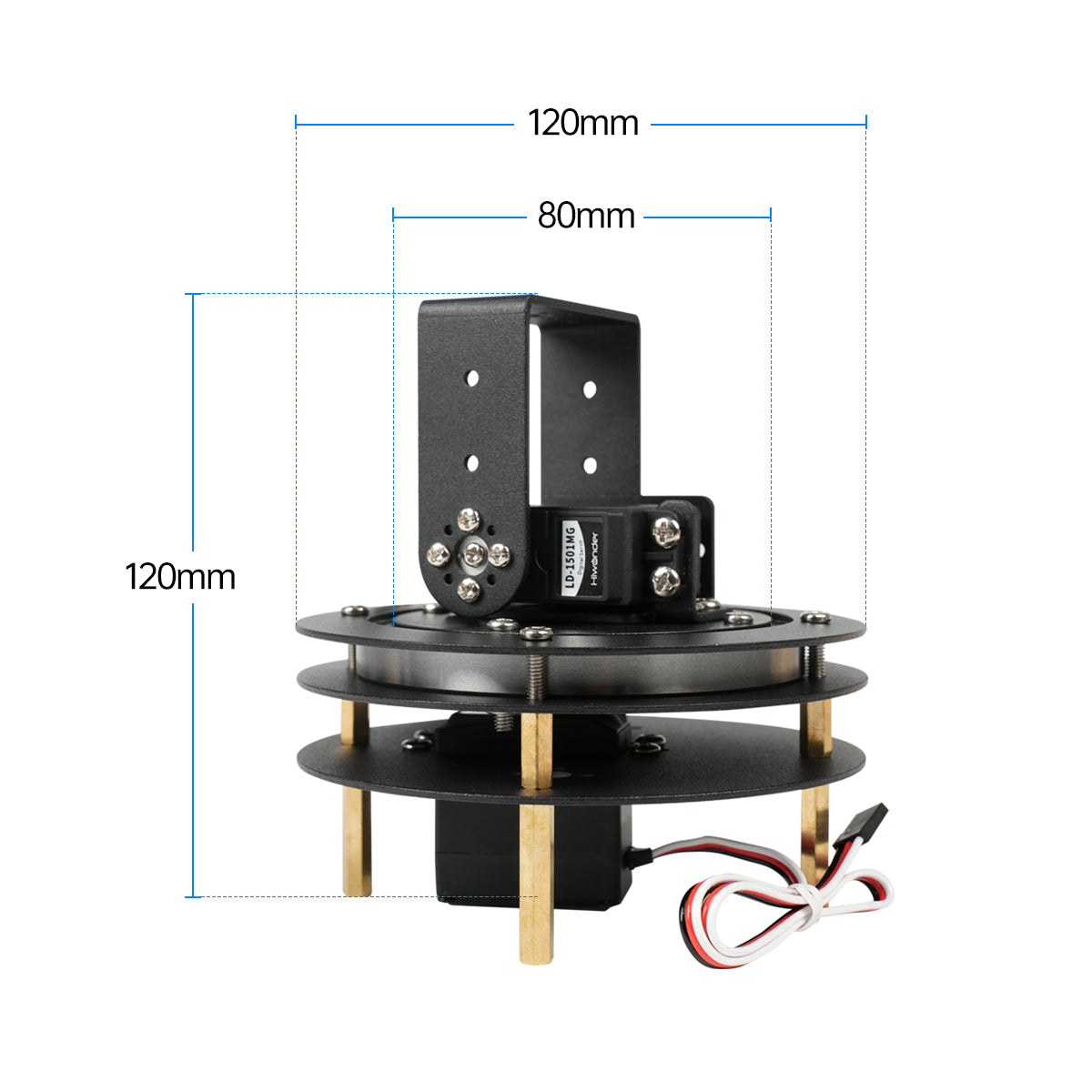 Hiwonder ongemonteerde 2 DOF P - Servo Pan Tilt recensie en prijs