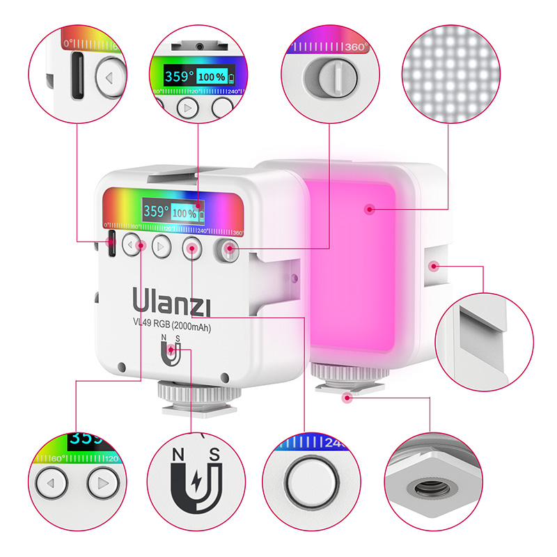 Ulanzi Vl49 Rgb Camera Licht L - Uln2003 Driver recensie en prijs