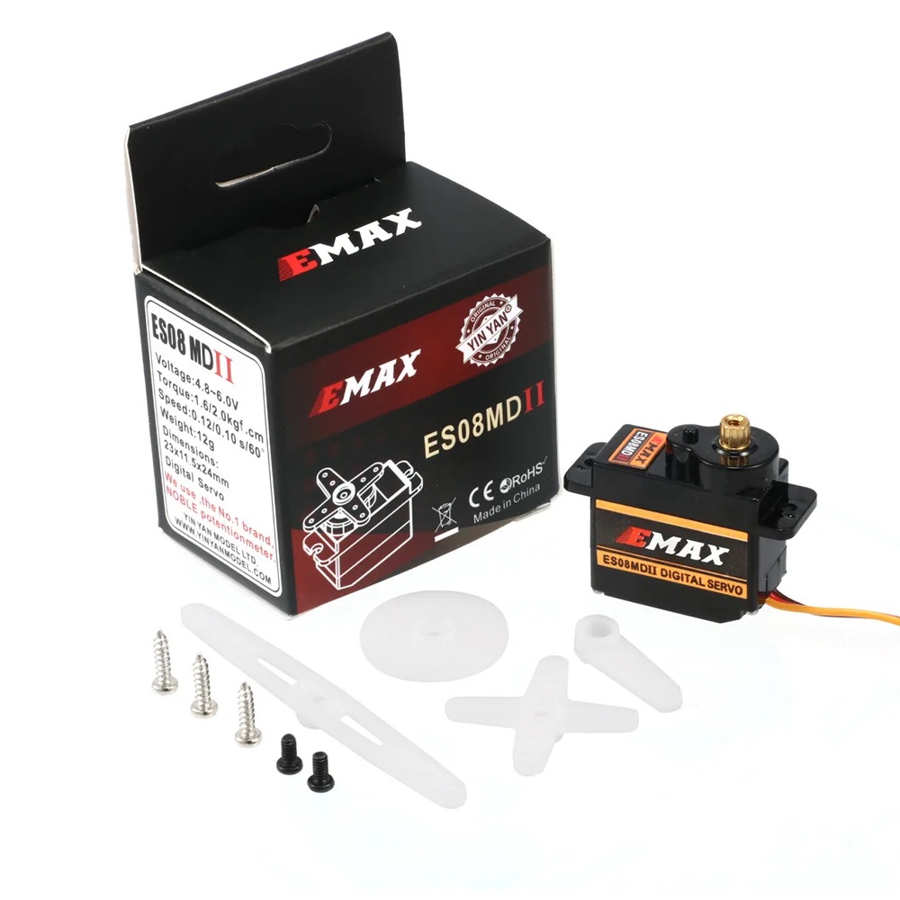 EMAX ES08MDII ES08MD II Metal  - Servo Sg90 recensie en prijs