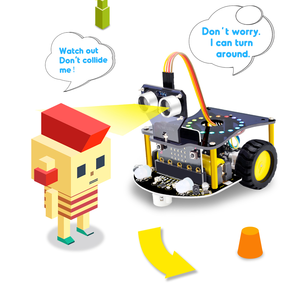 Kidsbits 2WD Microbit V2 Robot - Microbit Robot recensie en prijs